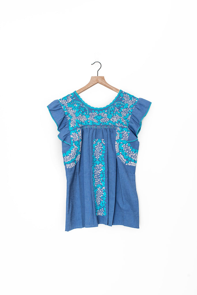 Oaxaca Ruffle Top - S/M