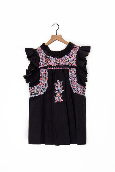 Oaxaca Ruffle Top - XS