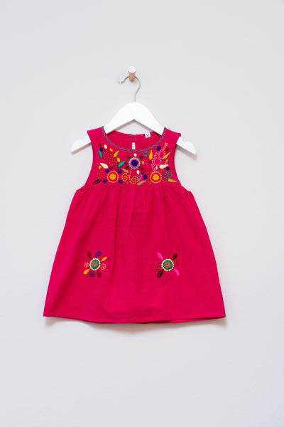 Hot Pink Niña Rococo Dress