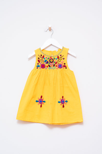 Yellow Niña Rococo Dress